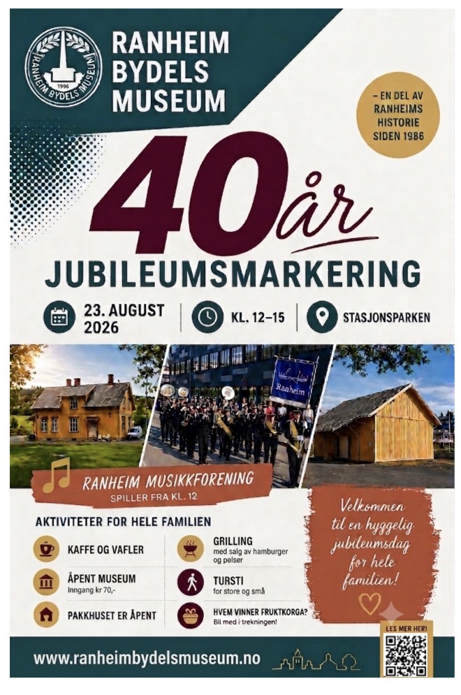 Artikkelbilde til artikkelen Vi jubilerer! 40 år siden museet ble etablert.
