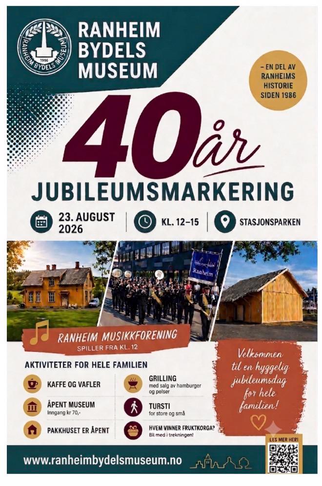 Vi jubilerer! 40 år siden museet ble etablert.